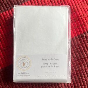 Burt's Bees Baby Organic Cotton Crib Sheet in Cloud White